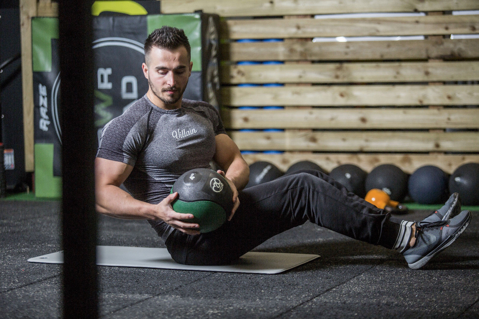 Personal trainer coaching client in the West Midlands